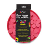 Lick Pad Fleur avec ventouses