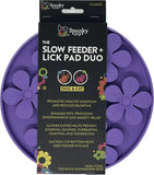 Lick Pad Fleur avec ventouses