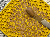 Tapis de léchage d'enrichissement - Honeycomb