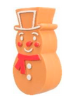 Jouet Noel Latex 11 cm